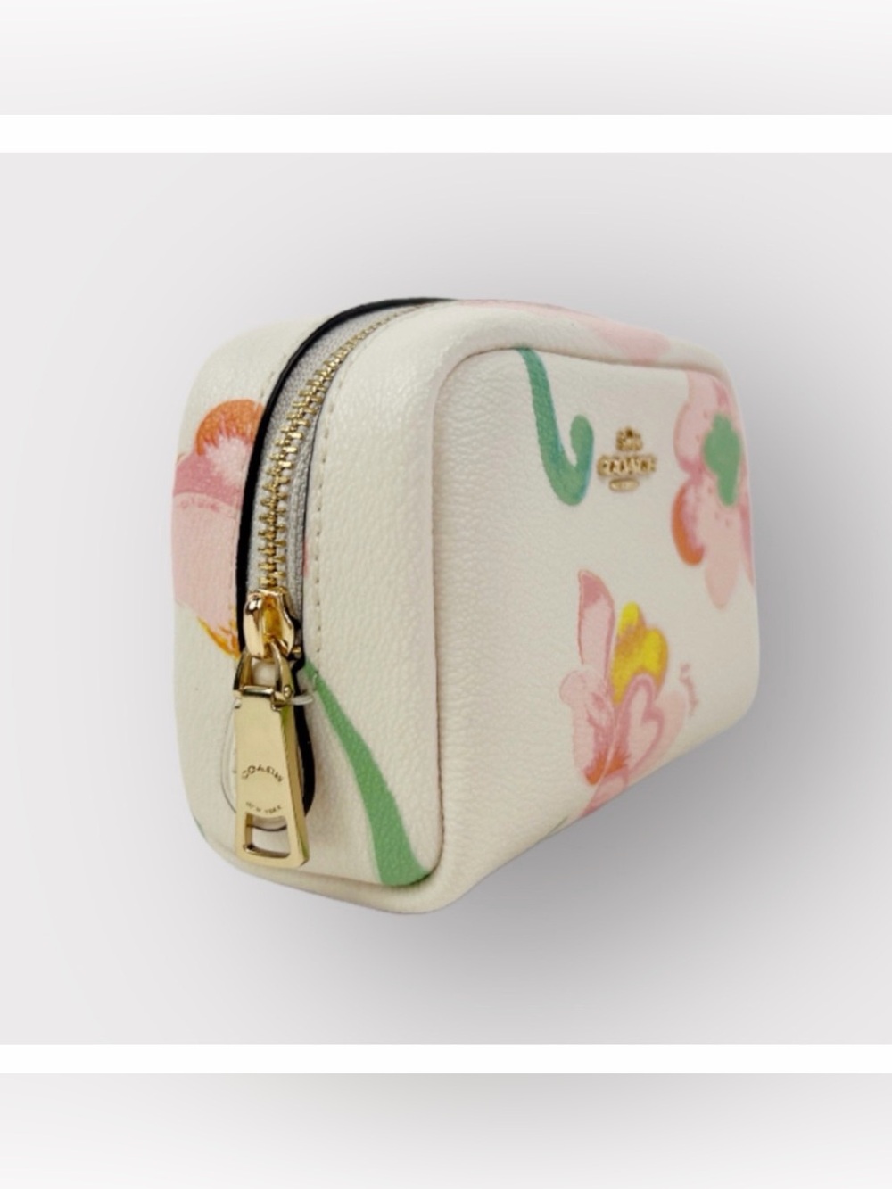 Coach Mini Boxy Cosmetic Case With Dreamy Land Floral Print - Picture 6 of 11